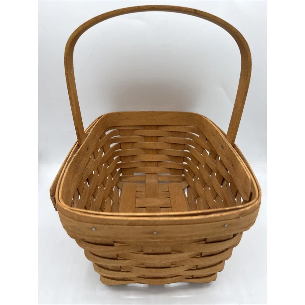 Vintage Longaberger Dresden Basket Swing Handle Small 8x10.